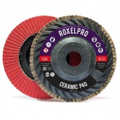 Лепестковый круг 125х22 мм Р40 Trimmable керамика конический RoxelPro ROXPRO