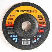 Гибкий шлифовальный круг Т27 125х3,0х22 мм 36+ 3M™ Cubitron™ II Flex Grind