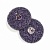 Пурпурный круг шлифовальный 100х13х6 мм на шпинделе RoxelPro ROXPRO Clean&Strip