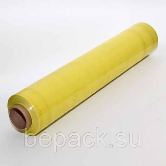 Стрейч-пленка желтая 500 мм 217 м 20 мкм 2 кг (нетто)